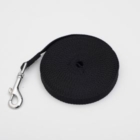 Pet Polyester Tracking Lead Rope (Option: Black-4.5mX1.6cm)
