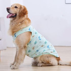 Summer Dog Thin Pet Clothing Vest (Option: Vest light green-6XL)