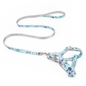 Walking The Dog With Traction Rope On  Chest And Back (Option: Green-1.0cm)