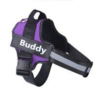 Reflective And Breathable Adjustable Pet Strap Vest (Option: Purple-S)