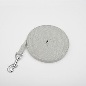 Pet Polyester Tracking Lead Rope (Option: Grey-4.5mX1.6cm)
