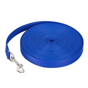 Fashion Pet Dog Solid Color Leash (Option: Blue-15M x 1.5CM)