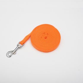 Pet Polyester Tracking Lead Rope (Option: Orange-15mX1.6cm)