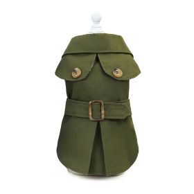 Trendy And Fashionable Dog Clothing And Clothing (Option: Green-S)
