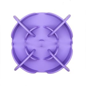 Anti Overturning Pad Suction Cup Basin (Option: Purple-S)