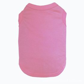 Dog Clothes Pet Clothing T-shirt (Option: Pink-XS)