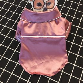 Fashion Personality Teddy Dog Clothing (Option: Pink-XS)