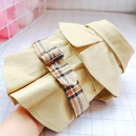 Khaki Trench Coat Couple Outfit Jacket Dress (Option: Khaki trench coat-XS)