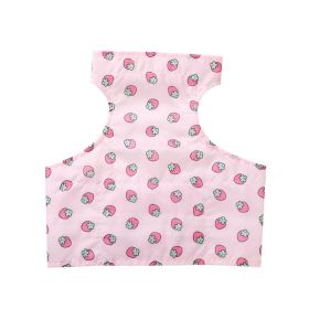 Pet Cooling Clothes Anti-heatstroke Cooling Ice Apron Cooling Ice Vest Cooling Clothes (Option: Pink Strawberry-S)