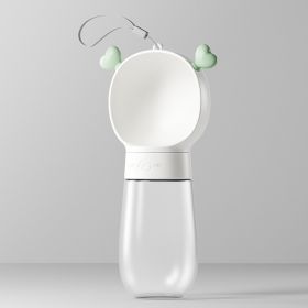 Portable Dog Water Bottle,2 In 1 Dog Water Bottle Dispenser With Food Container,Leak Proof Dog Travel Water Bottle For Walking,Hiking And Travel Water (Option: White-350ml)