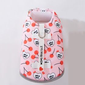 Animal-shaped Bee Dog Life Jacket Medium (Option: Pink Cherry-XL)