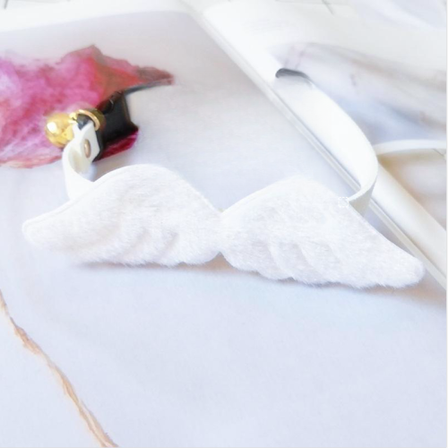 Dogcat Collar Bell Angel Wings Adjustable Collar