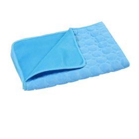 Home Car Pet Sofa Cushion (Option: Dark Blue-100x150cm)