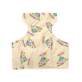 Pet Cooling Clothes Anti-heatstroke Cooling Ice Apron Cooling Ice Vest Cooling Clothes (Option: Yellow Jarre Aero Bull Head-L)